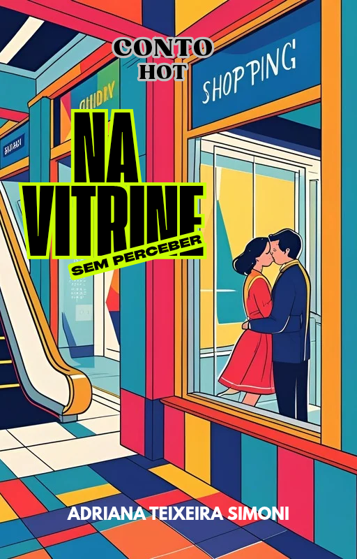 Capa de Na vitrine sem perceber, de Adriana Simone