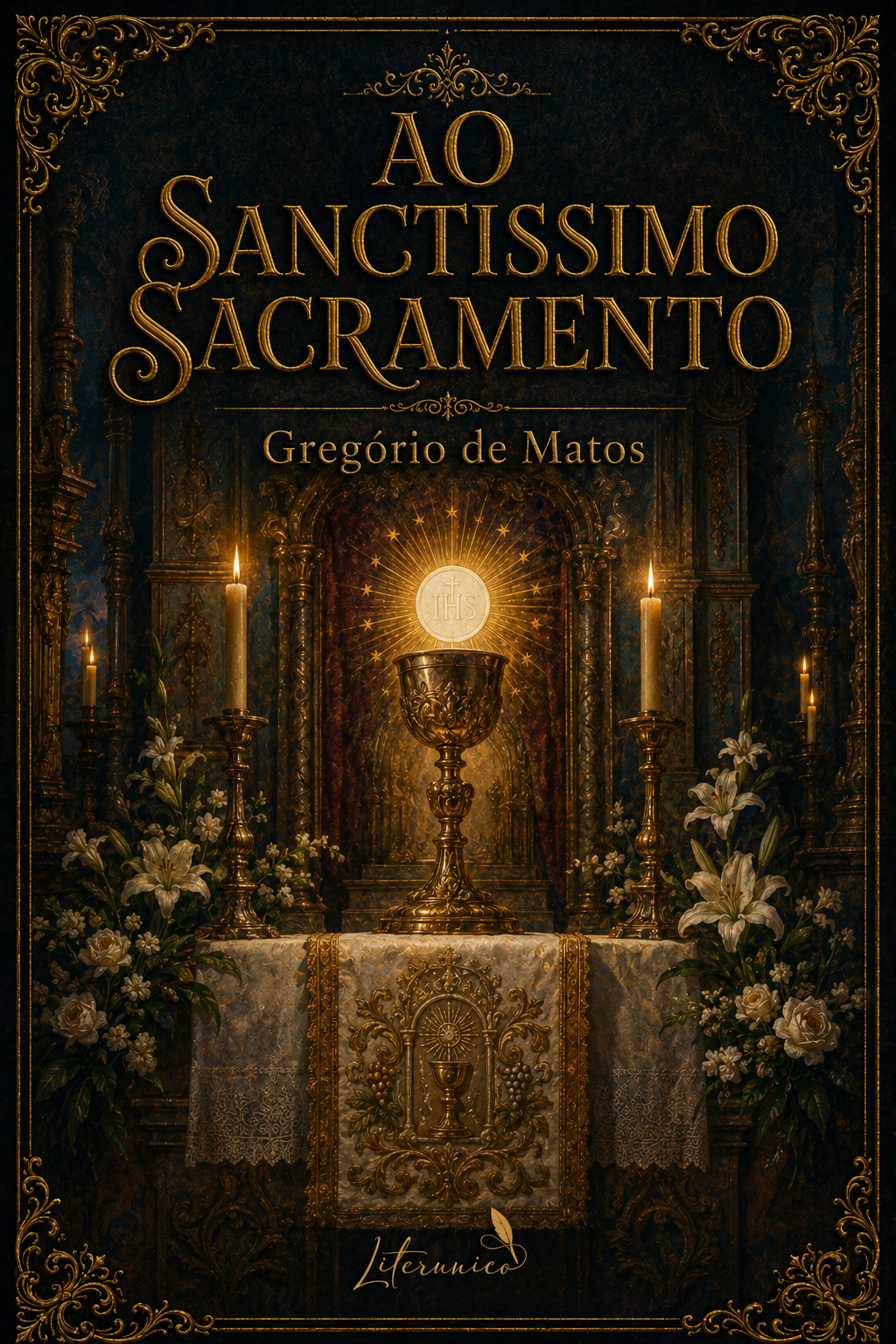 Capa de Ao Sanctissimo Sacramento Estando para Comungar